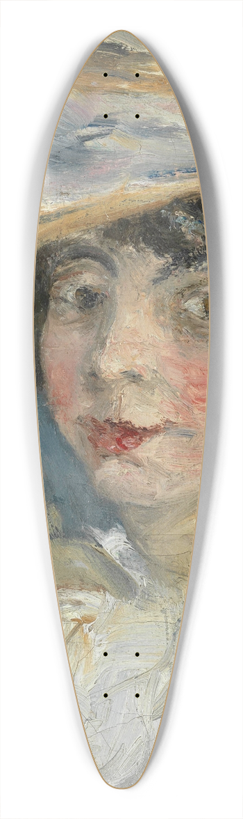 Michael Larionov - Portrait of Natalia Goncharova 39.3 inch art pintail longboard deck