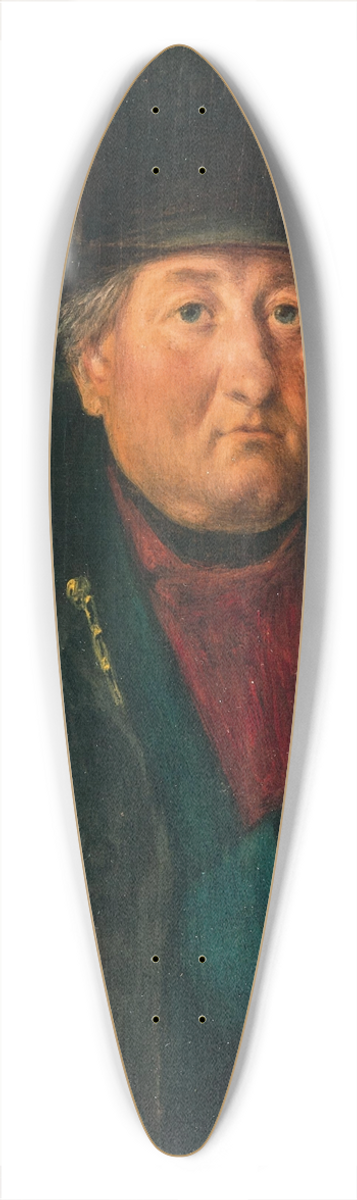 Michael Neder - A Peasant from Lower Austria 39.3 inch art pintail longboard deck