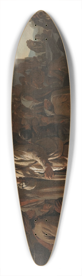 Michael Sweerts - Feeding the Hungry 39.3 inch art pintail longboard deck