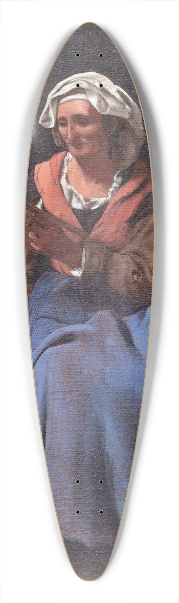 Michael Sweerts - Old peasant 39.3 inch art pintail longboard deck