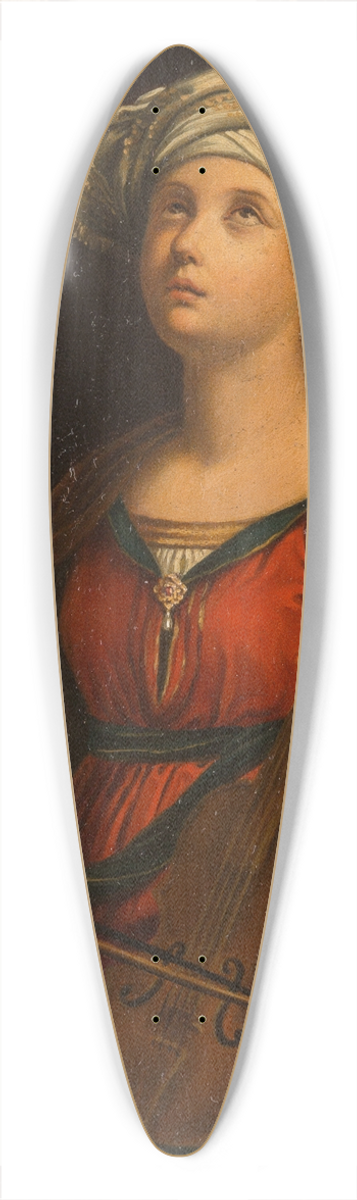 Michel Angelo Orsi - The blind violin player 39.3 inch art pintail longboard deck