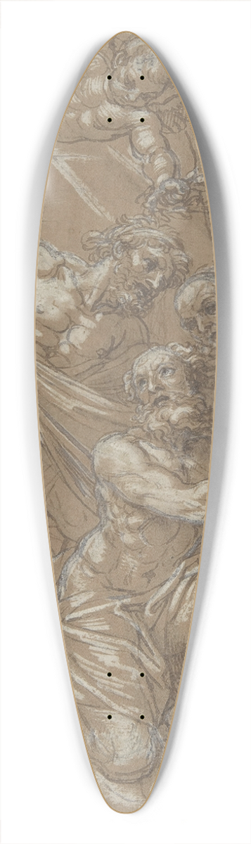 Michel Corneille the younger - The Martyrdom of St. Andrew 39.3 inch art pintail longboard deck