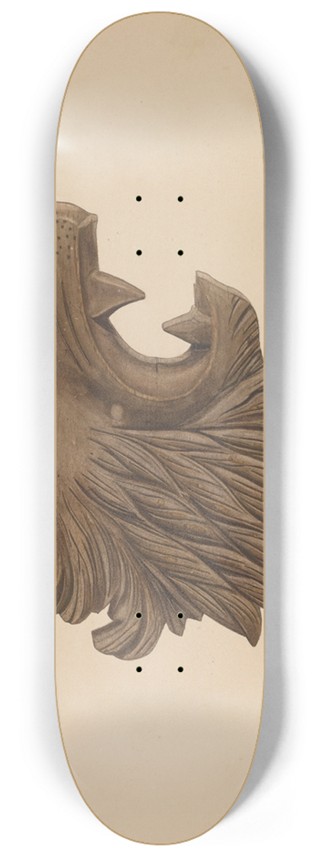 Clayton Clements - Lion Head 8.25 inch art skate deck