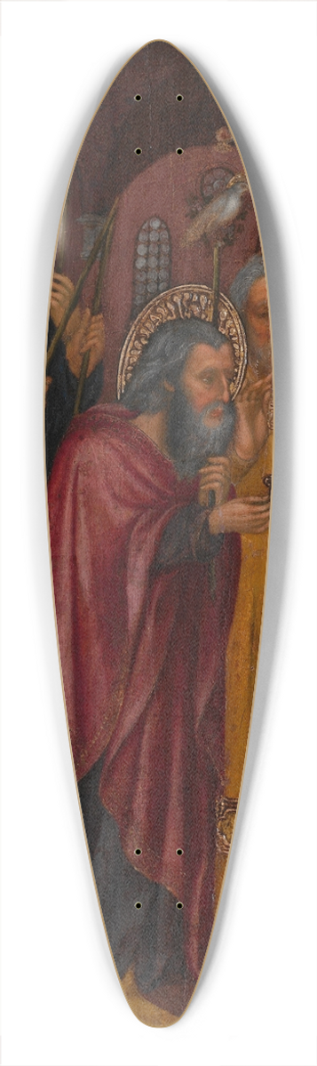 Michelino da Besozzo - The Marriage of the Virgin 39.3 inch art pintail longboard deck