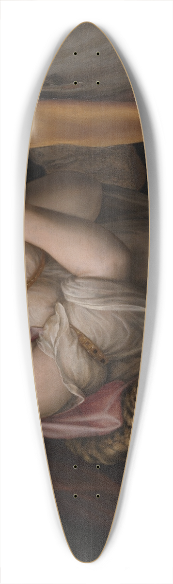 Michiel Coxcie - Susanna und die beiden Alten 39.3 inch art pintail longboard deck