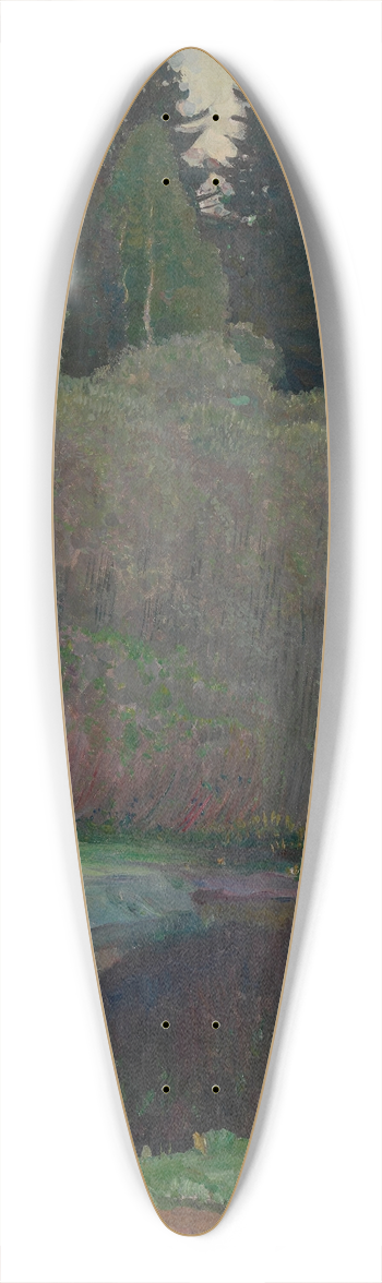 Mikhail Nesterov - The Nightingale is Singing 39.3 inch art pintail longboard deck