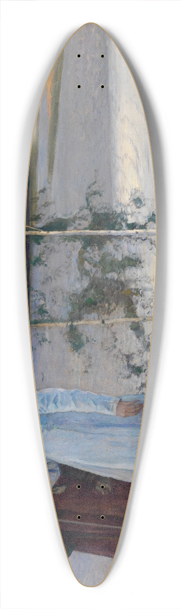 Mikhail Nesterov - Wayfarers. Beyond the Volga 39.3 inch art pintail longboard deck