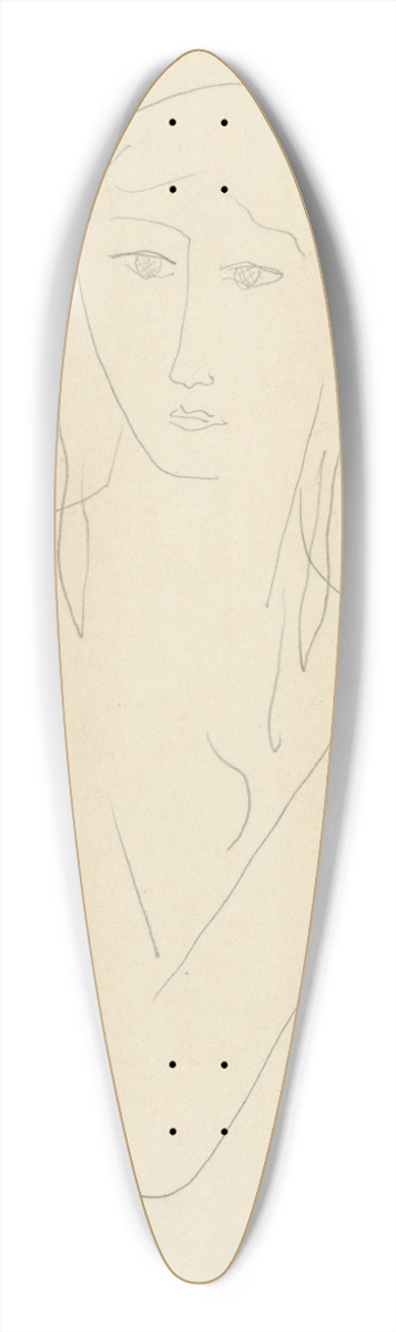 Mikul Galanda - Deva 39.3 inch art pintail longboard deck