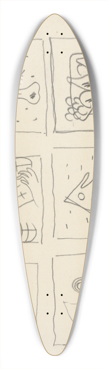 Mikul Galanda - es vianonch tdi 39.3 inch art pintail longboard deck