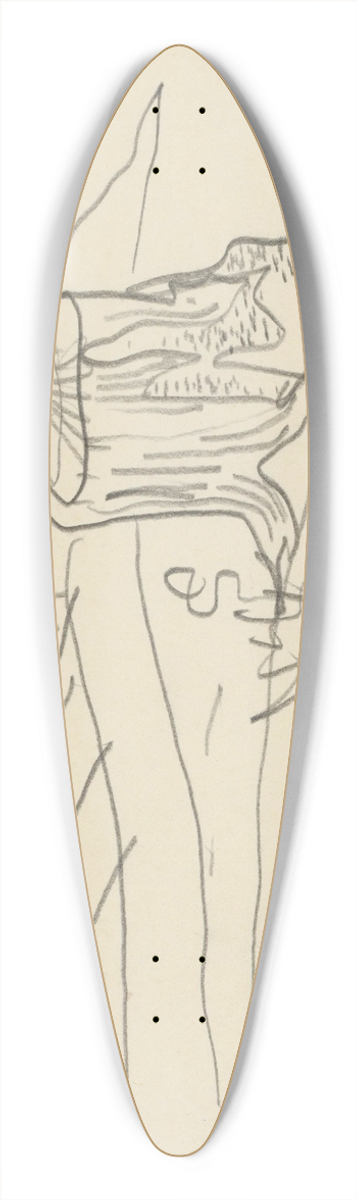 Mikul Galanda - Krajina 39.3 inch art pintail longboard deck