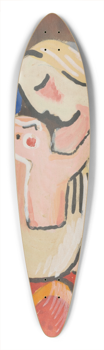 Mikul Galanda - Matka 39.3 inch art pintail longboard deck