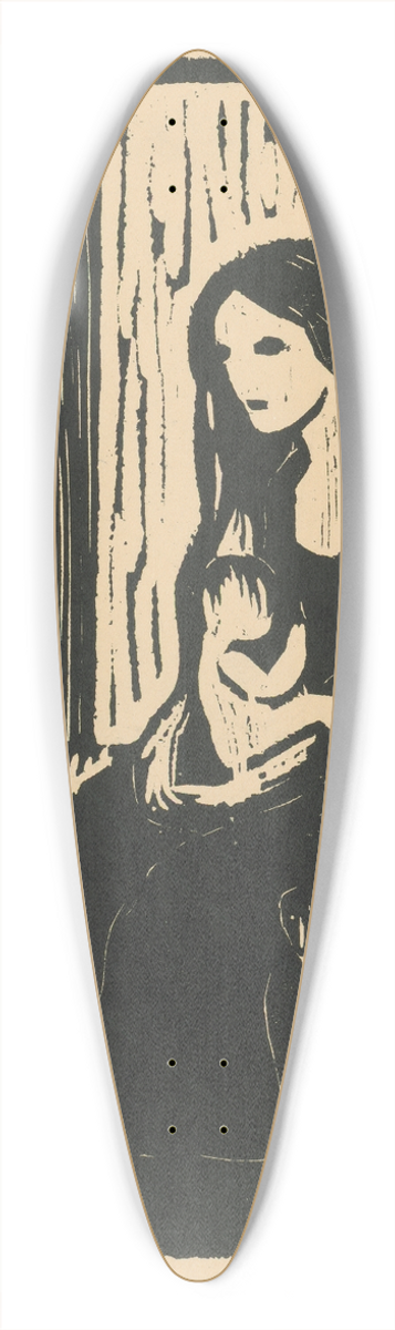 Mikul Galanda - Matka 39.3 inch art pintail longboard deck