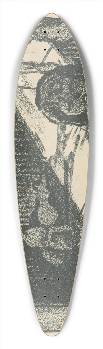 Mikul Galanda - One bedroom apartment 39.3 inch art pintail longboard deck