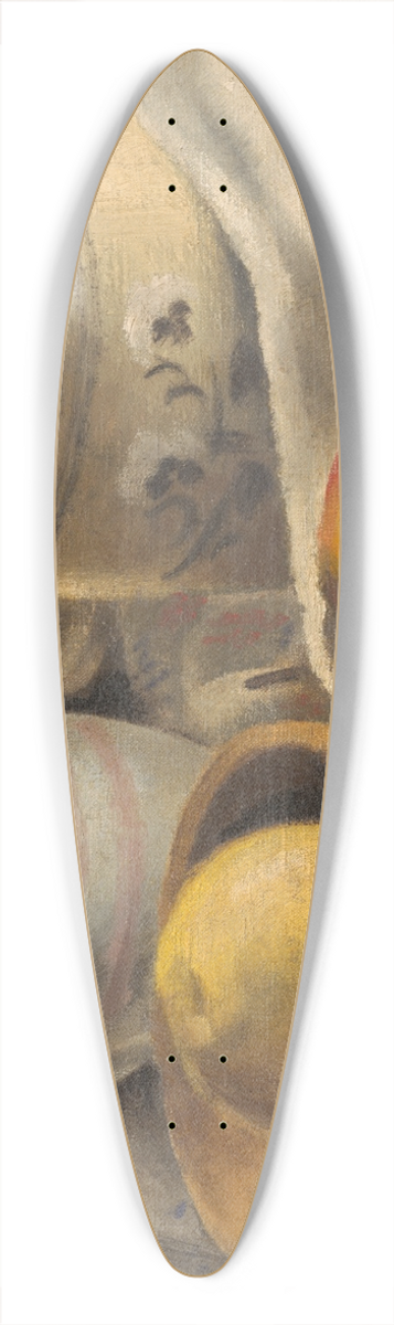 Mikul Galanda - Still Life with Ceramic Pots and Apples 39.3 inch art pintail longboard deck