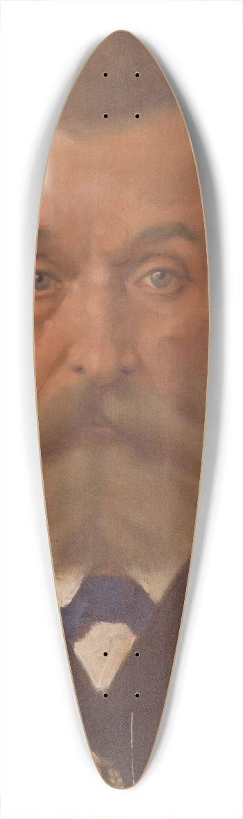 Milan Thomka Mitrovsk - Portrait of Svetozr Hurban Vajansk 39.3 inch art pintail longboard deck