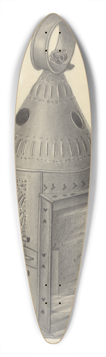 Mildred Ford - Lantern 39.3 inch art pintail longboard deck