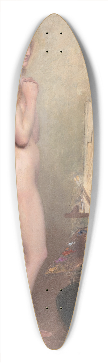 mile Friant - Peinture mystique 39.3 inch art pintail longboard deck