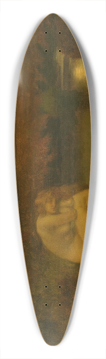 mile-Ren Mnard - At Nightfall 39.3 inch art pintail longboard deck