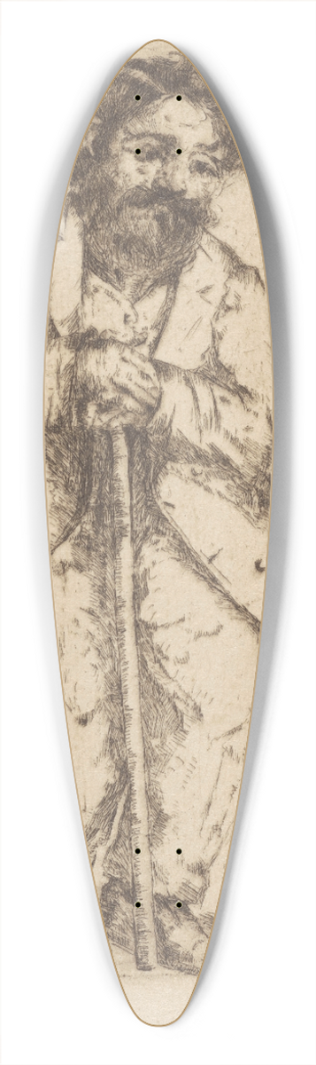 Mina Arndt - The dwarf 39.3 inch art pintail longboard deck