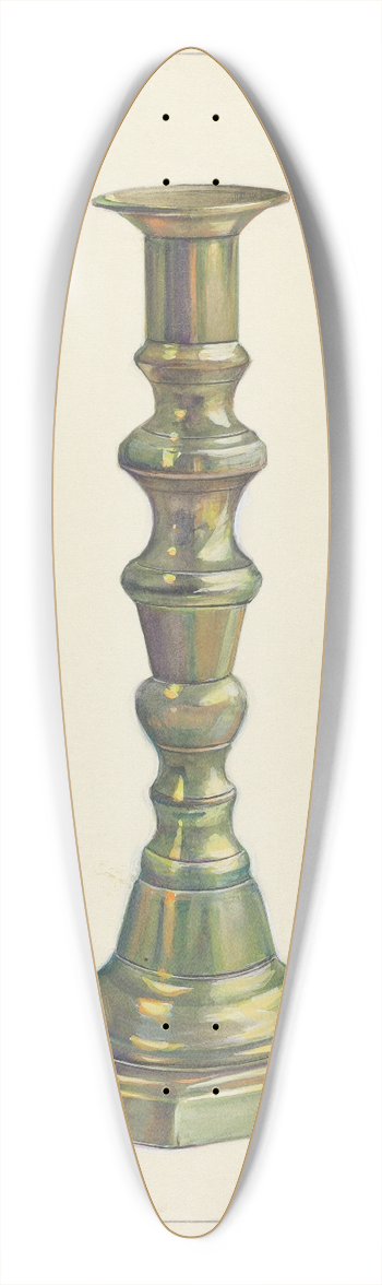 Mina Lowry - Candlestick 39.3 inch art pintail longboard deck