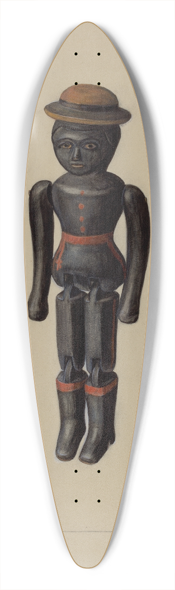 Mina Lowry - Dancing Doll 39.3 inch art pintail longboard deck