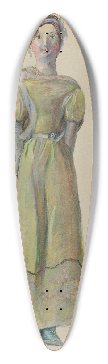 Mina Lowry - Doll 39.3 inch art pintail longboard deck