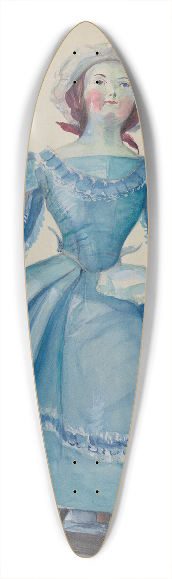 Mina Lowry - Doll 39.3 inch art pintail longboard deck