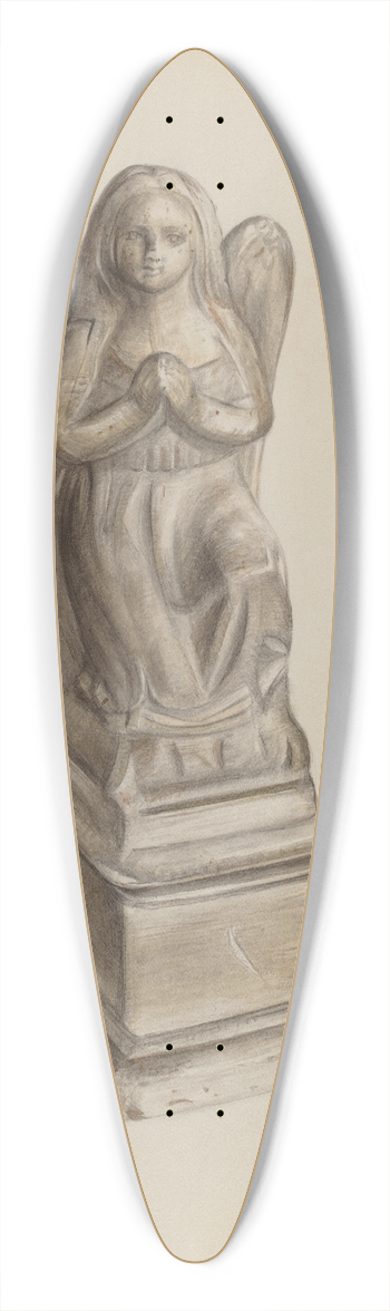 Mina Lowry - Figurine 39.3 inch art pintail longboard deck