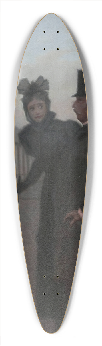 Mirosaw Gajewski - Passers-by 39.3 inch art pintail longboard deck