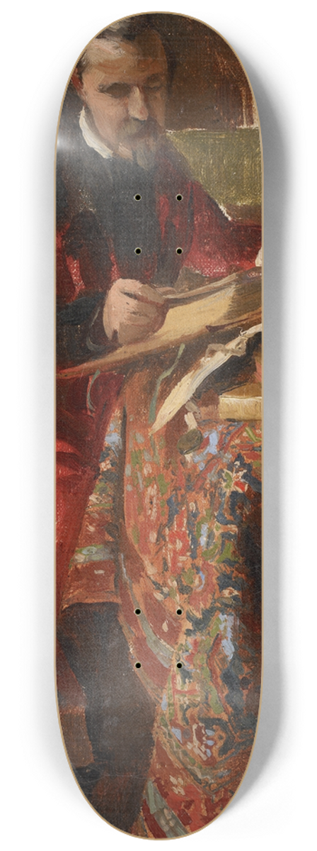 Coen Metzelaar - Abraham Willet (1825-1888), Art collector 8.25 inch art skate deck