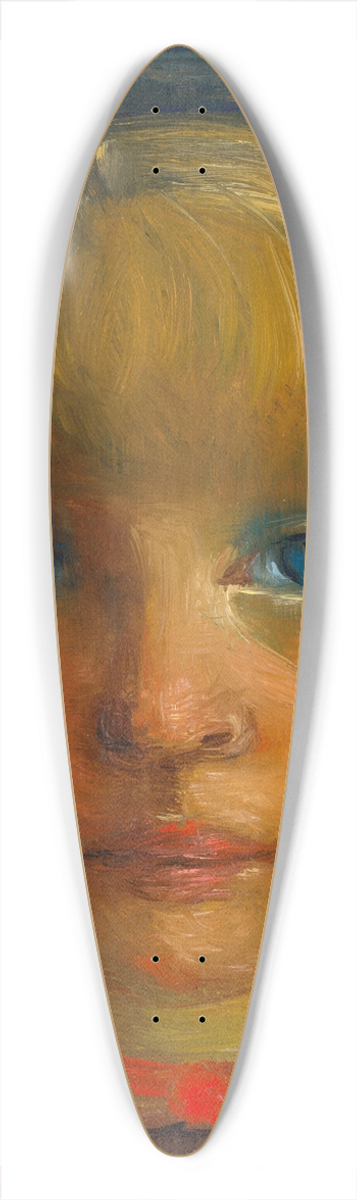 Mose Kisling - Portrait 39.3 inch art pintail longboard deck
