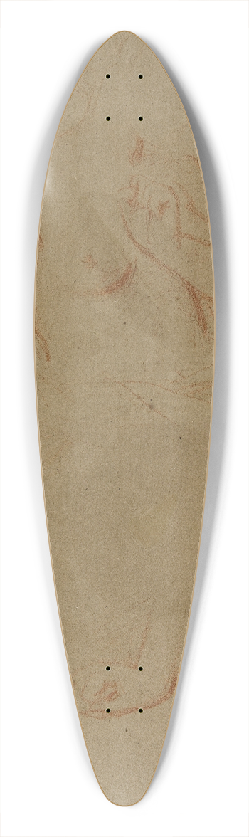 Narcisse-Virgile Diaz de La Pea - Etude de nu 39.3 inch art pintail longboard deck