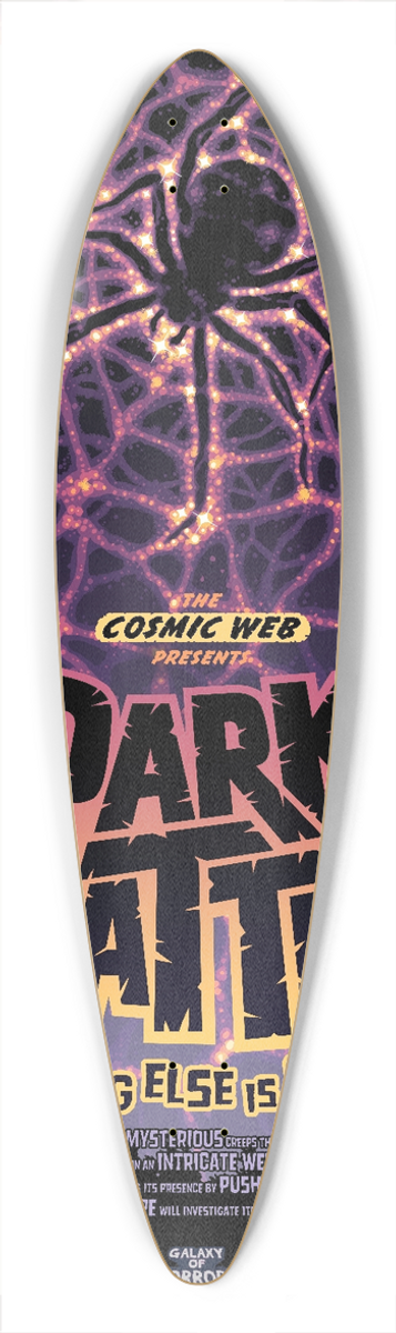 NASA - Dark Matter 39.3 inch art pintail longboard deck