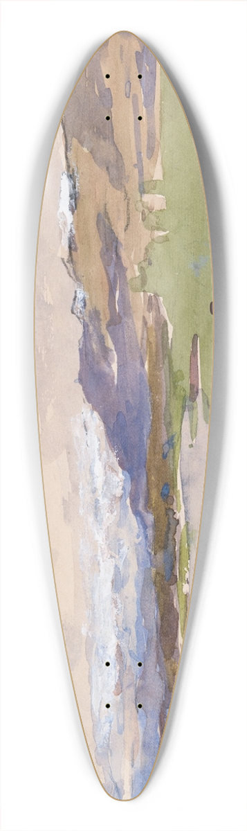 Nathaniel Hone the Younger - The Pyrenees 39.3 inch art pintail longboard deck