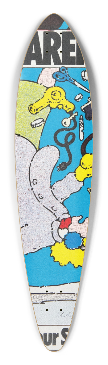 National Institutes of Health - Be careful! 39.3 inch art pintail longboard deck