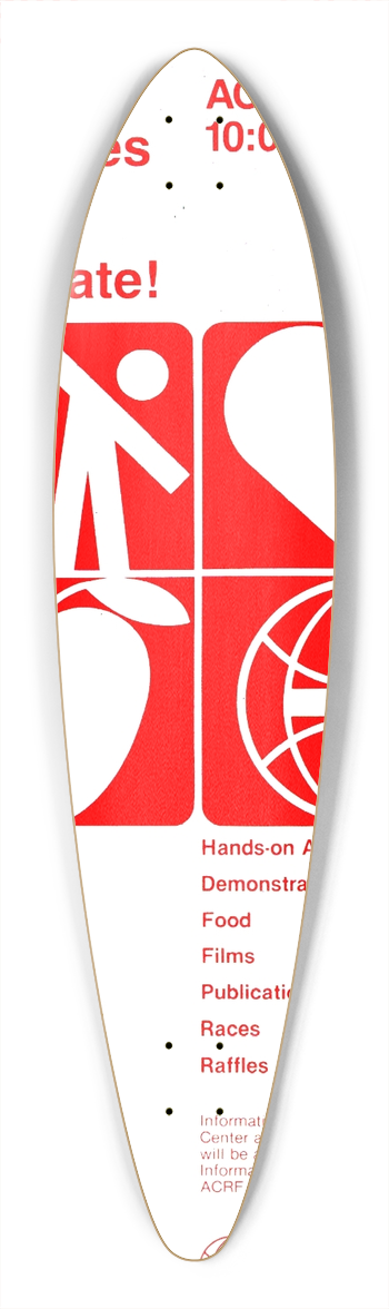 National Institutes of Health - Keeping the health in NIH 39.3 inch art pintail longboard deck