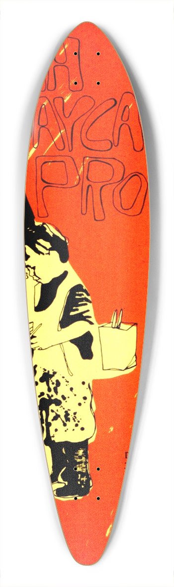 National Institutes of Health - NIH daycare program 39.3 inch art pintail longboard deck