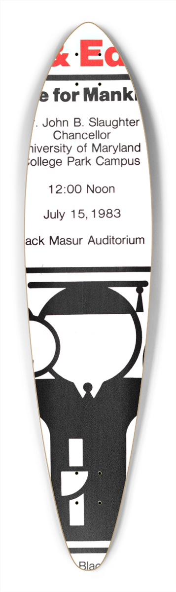 National Institutes of Health - Science and education; hope for mankind 39.3 inch art pintail longboard deck