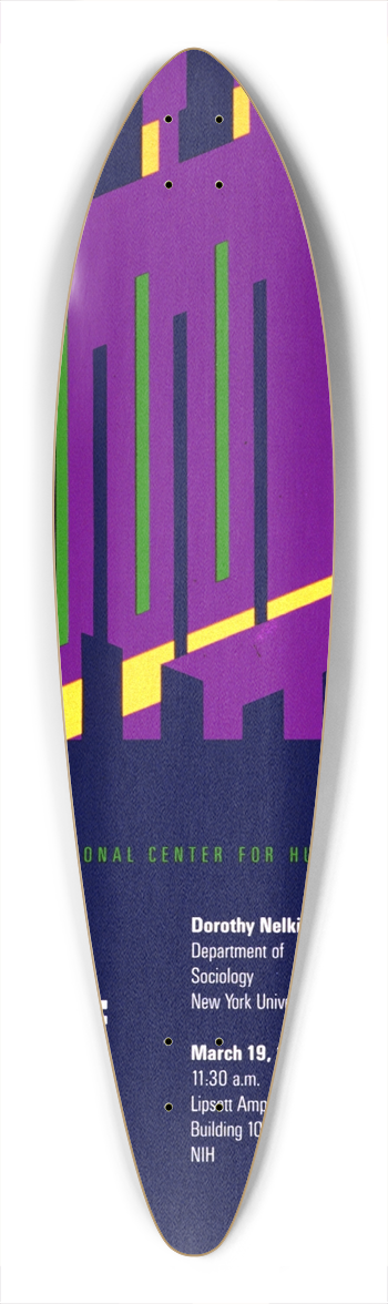 National Institutes of Health - Social implications; genetics and popular culture 39.3 inch art pintail longboard deck