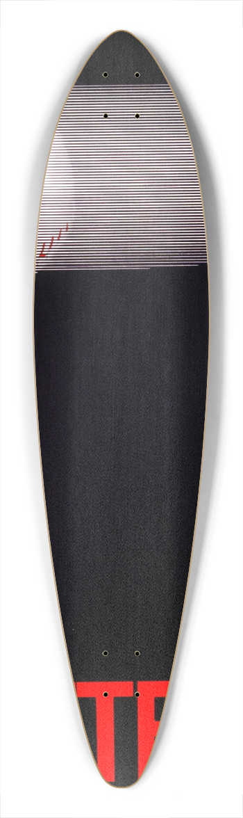 National Institutes of Health - Softball 39.3 inch art pintail longboard deck