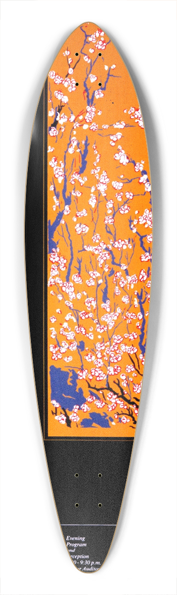 National Institutes of Health - Strength of character 39.3 inch art pintail longboard deck