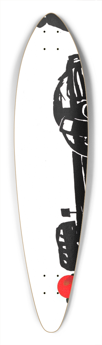 National Institutes of Health - The National Head and Spinal Cord Injury Survey 39.3 inch art pintail longboard deck