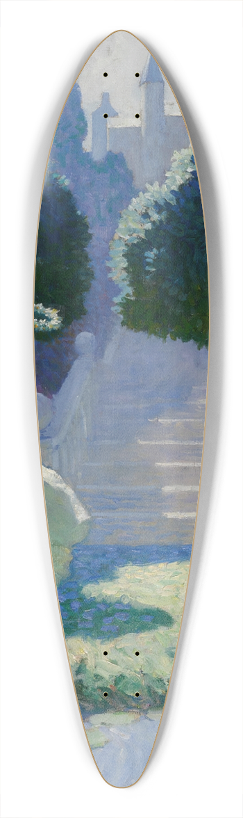 N. C. Wyeth - Ogier And Morgana 39.3 inch art pintail longboard deck