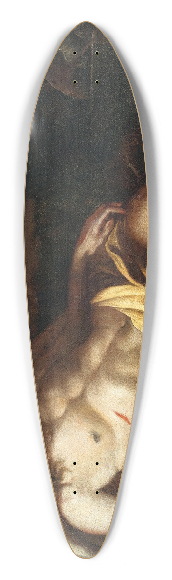Neapolitan School - The Deposition 39.3 inch art pintail longboard deck