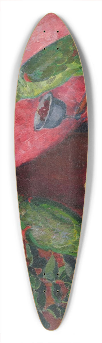ngel Zrraga - Composition aux perroquets 39.3 inch art pintail longboard deck