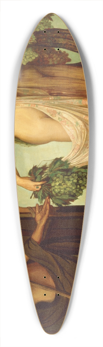 ngel Zrraga - The Gift 39.3 inch art pintail longboard deck