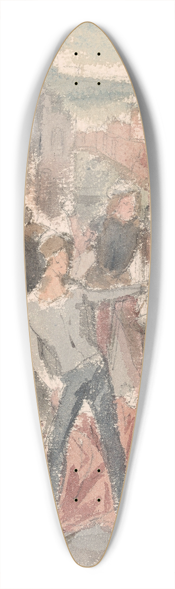Nicaise De Keyser - Beheading of John the Baptist 39.3 inch art pintail longboard deck