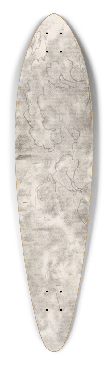 Nicaise De Keyser - Landscape 39.3 inch art pintail longboard deck