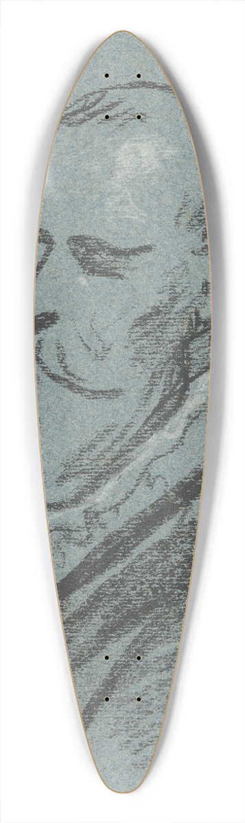 Nicaise De Keyser - Portrait of a Man 39.3 inch art pintail longboard deck
