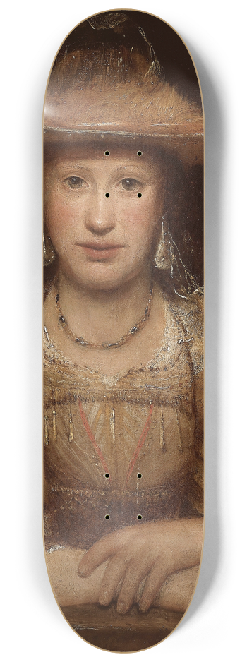 Aert de Gelder - Portrait of a Young Woman 8.25 inch art skate deck